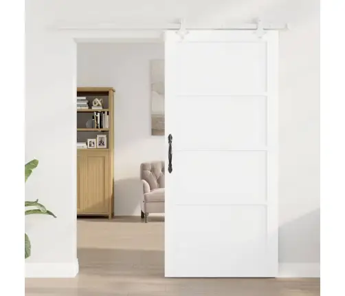 Libisev Uks Valge 93 X 202 Cm Tahke Mänd