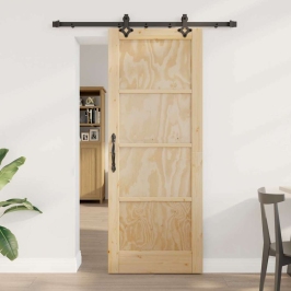 Liugukse Komplekt Muu Orkdal Naturaalne Ja Must 78 X 202 Cm