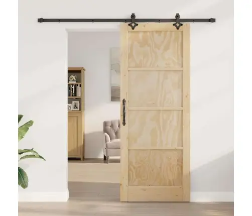 Liugukse Komplekt Muu Orkdal Naturaalne Ja Must 83 X 211 Cm