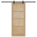 Liugukse Komplekt Muu Orkdal Naturaalne Ja Must 86 X 211 Cm