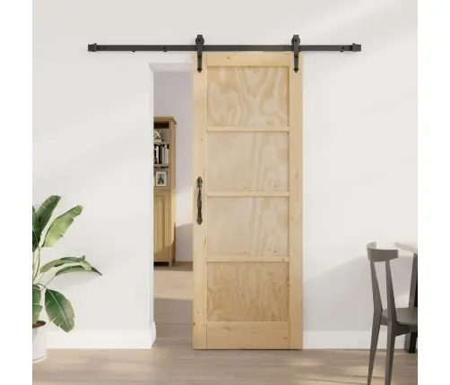 Libisev Uks Muu Orkdal Naturaalne Ja Must 73.5 X 198.5 Cm