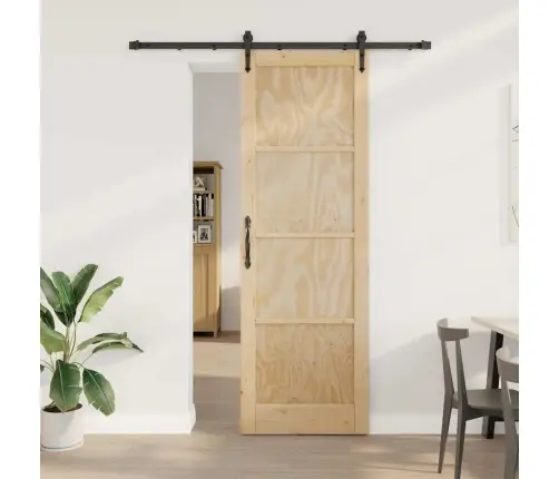 Slankios Durys Orkdal Natūralios Ir Juodos Spalvos 78 X 232 Cm