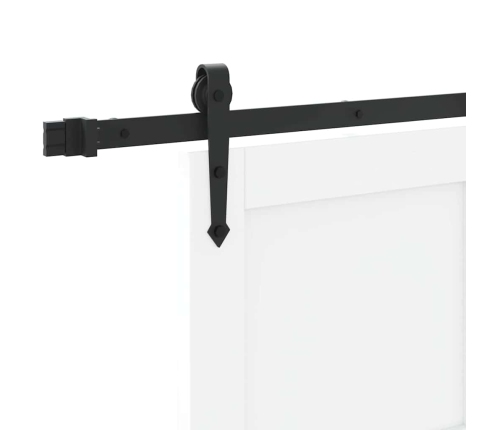 Bīdāmās Durvis Balta Un Melna 83 X 202 Cm Vidaxl