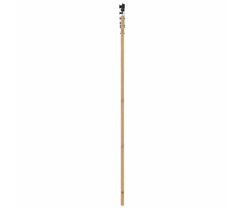 Bīdāmās Durvis Dabīga Un Melna 83 X 232 Cm Vidaxl