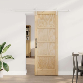 Libisev Uks Muu Orkdal Looduslik Ja Valge 73.5 X 198.5 Cm