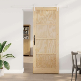 Slīdošās Durvis Cits Orkdal Dabisks Un Balts 83 X 211 Cm Vidaxl