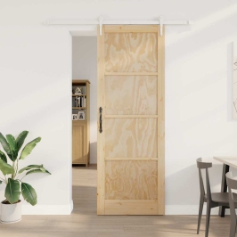 Slīdošās Durvis Cits Orkdal Dabisks Un Balts 83 X 232 Cm Vidaxl