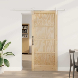 Slīdošās Durvis Cits Orkdal Dabisks Un Balts 86 X 198.5 Cm Vidaxl
