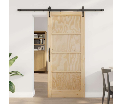 Libisev Uks Muu Orkdal Naturaalne Ja Must 78 X 202 Cm