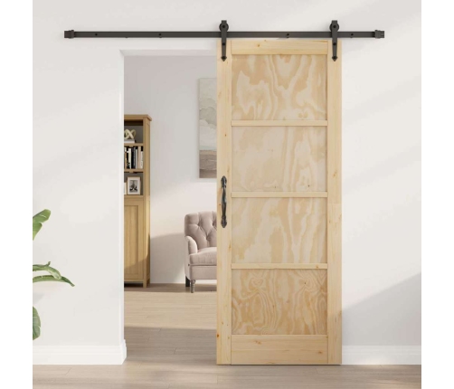 Libisev Uks Muu Orkdal Naturaalne Ja Must 78 X 202 Cm