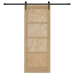 Libisev Uks Muu Orkdal Naturaalne Ja Must 78 X 202 Cm