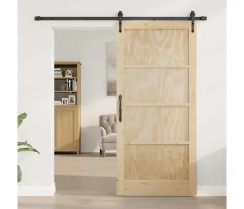 Slankios Durys Orkdal Natūrali Ir Juoda 93 X 202 Cm