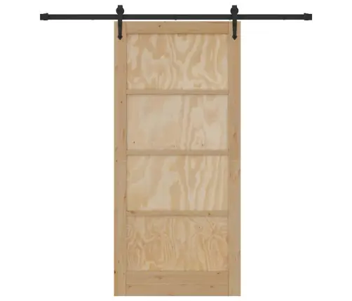 Slankios Durys Orkdal Natūrali Ir Juoda 93 X 202 Cm