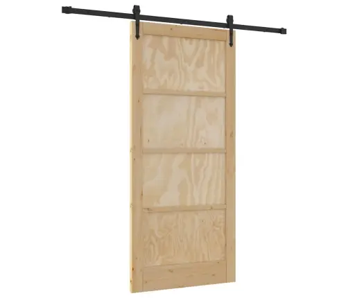 Slankios Durys Orkdal Natūrali Ir Juoda 93 X 202 Cm