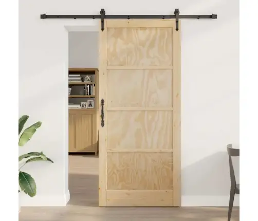 Slankios Durys Orkdal Natūrali Ir Juoda 93 X 211 Cm