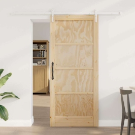 Slīdošās Durvis Cits Orkdal Dabisks Un Balts 78 X 202 Cm Vidaxl