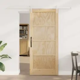 Slīdošās Durvis Cits Orkdal Dabisks Un Balts 78 X 202 Cm Vidaxl