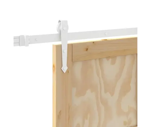 Bīdāmās Durvis Ar Aparatūras Komplektu 83X211 Cm Cietā Priedes Koks Vidaxl
