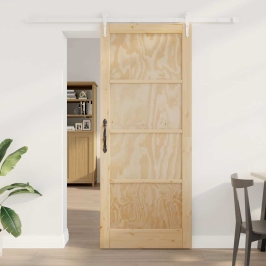 Slīdošās Durvis Cits Orkdal Dabisks Un Balts 86 X 211 Cm Vidaxl