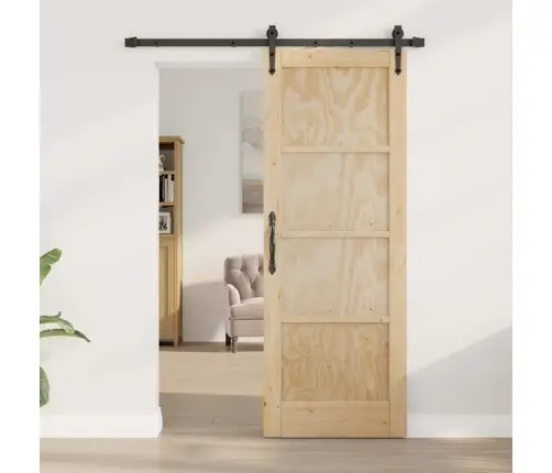 Libisev Uks Orkdal Pruun 73.5 X 198.5 Cm Männipuit