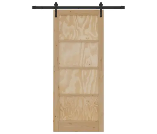 Slīdošās Durvis Orkdalno Cietā Koka, Priedes Vidaxl