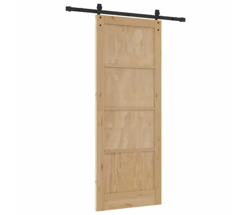 Slīdošās Durvis Ar Rāmja Komplektu Orkdalno Cietā Priedes Vidaxl