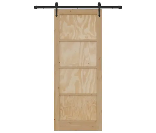 Slīdošās Durvis Ar Rāmja Komplektu Orkdalno Cietā Priedes Vidaxl