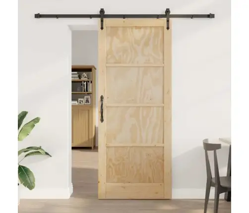 Libisev Uks Orkdal Pruun 86 X 211 Cm Männipuit