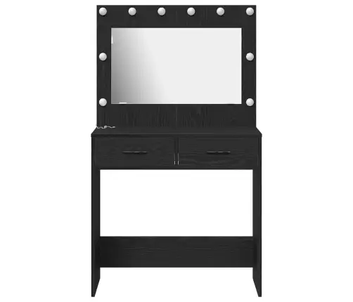 Meigisoe Sahtliga Must Tamm 78.5 X 41 X 135 Cm Tehispuit