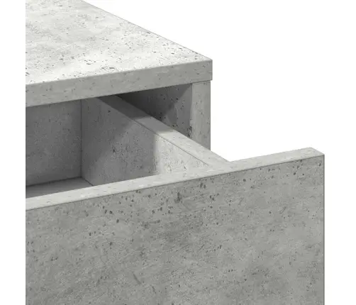 Kosmetinis Staliukas Su Stalčių Betono Pilka 78.5 X 41 X 135 Cm