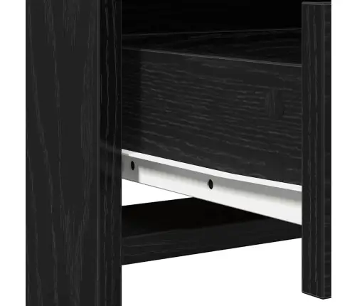 Kosmetinis Staliukas Su Stalčių Juoda Ąžuolo 50 X 41 X 135 Cm