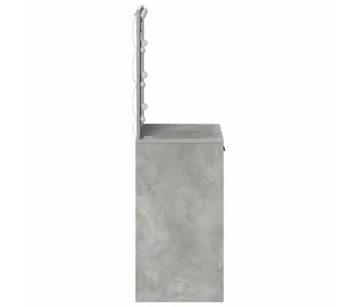 Grima Galds Ar Led Gaismām Betona Pelēkā Krāsā, 50X41X135 Cm Vidaxl Grima Galds Ar Led Gaismām Betona Pelēkā Krāsā, 50X41X135 Cm Vidaxl