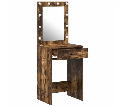 Kosmetinis Staliukas Su Stalčių Dūminio Ąžuolo 50 X 41 X 135 Cm Kosmetinis Staliukas Su Stalčių Dūminio Ąžuolo 50 X 41 X 135 Cm