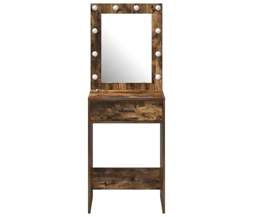 Kosmetinis Staliukas Su Stalčių Dūminio Ąžuolo 50 X 41 X 135 Cm Kosmetinis Staliukas Su Stalčių Dūminio Ąžuolo 50 X 41 X 135 Cm
