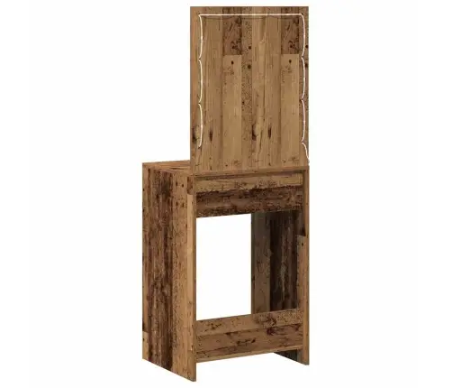 Meigisoe Sahtliga Peegliga Vana Puit 50 X 41 X 135 Cm Tehispuit