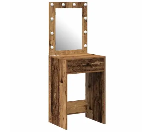 Meigisoe Sahtliga Peegliga Vana Puit 50 X 41 X 135 Cm Tehispuit