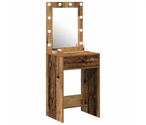 Meigisoe Sahtliga Peegliga Vana Puit 50 X 41 X 135 Cm Tehispuit