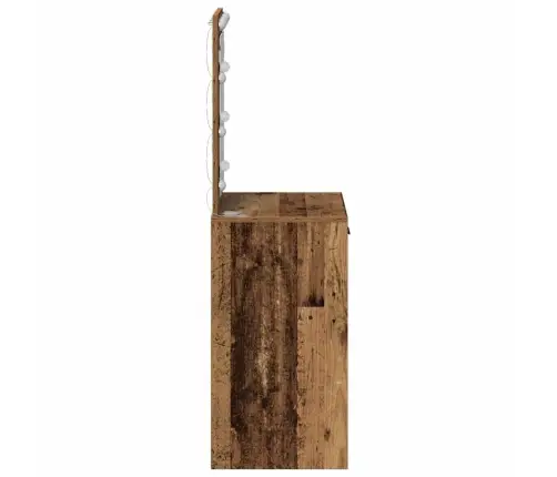 Meigisoe Sahtliga Peegliga Vana Puit 50 X 41 X 135 Cm Tehispuit