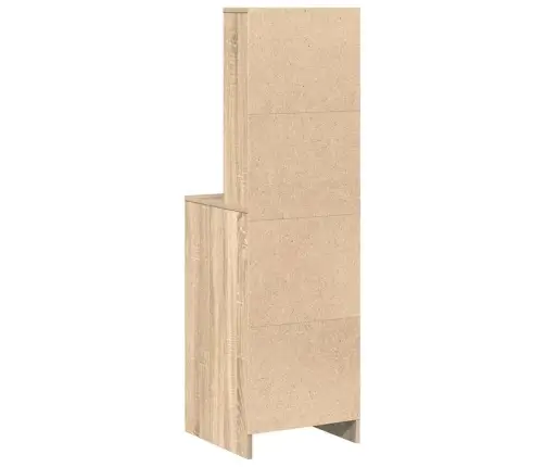 Augstais Skapītis Ar Atvilktni Sonomas Ozola 40 X 41 X 135 Cm Vidaxl