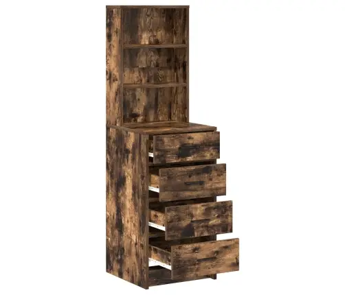 Kõrgushein Sahtliga Suitsutatud Tamm 40 X 41 X 135 Cm Tehispuit