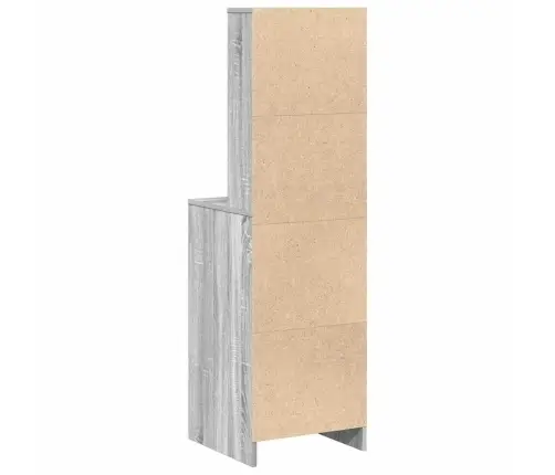 Augstais Skapītis Pelēka Sonomas Ozola 40 X 41 X 135 Cm Vidaxl