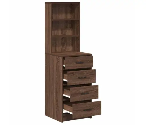 Kõrgushein Sahtliga Pruun Tamm 40 X 41 X 135 Cm Tehispuit