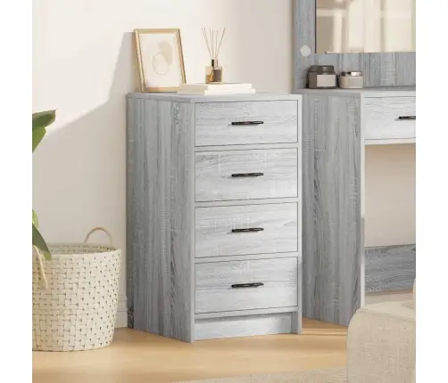 Skapītis Pelēks Sonoma 40X41X75 Cm Inženierijas Koks Vidaxl