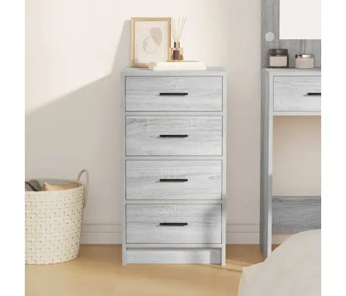 Skapītis Pelēks Sonoma 40X41X75 Cm Inženierijas Koks Vidaxl