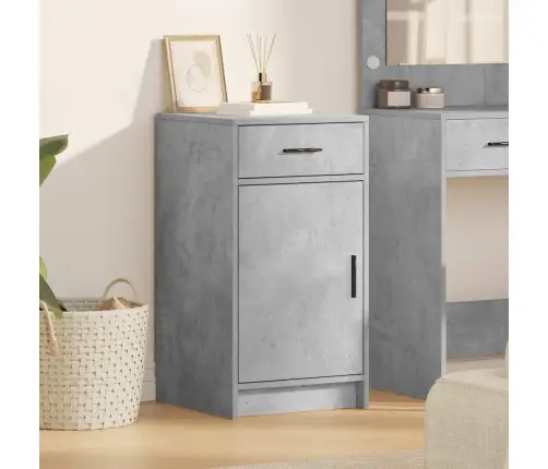 Sāngaldiņš Betona Pelēks 40X41X75 Cm Inženierijas Koks Vidaxl