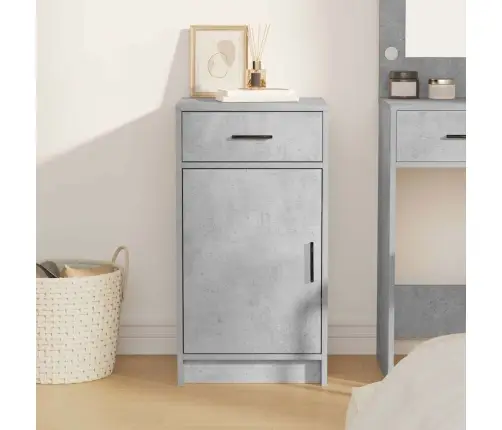 Sāngaldiņš Betona Pelēks 40X41X75 Cm Inženierijas Koks Vidaxl