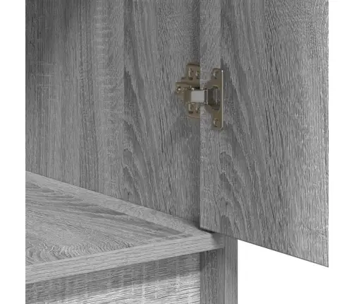 Sānu Galds Pelēks Sonoma 40X41X75 Cm Inženierijas Koks Vidaxl