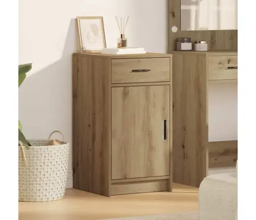 Blakus Galds Artisan Oak 40X41X75 Cm Inženierijas Koks Vidaxl