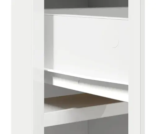 Augstais Skapītis Balts 40 X 40.5 X 135 Cm Inženierijas Koks Vidaxl