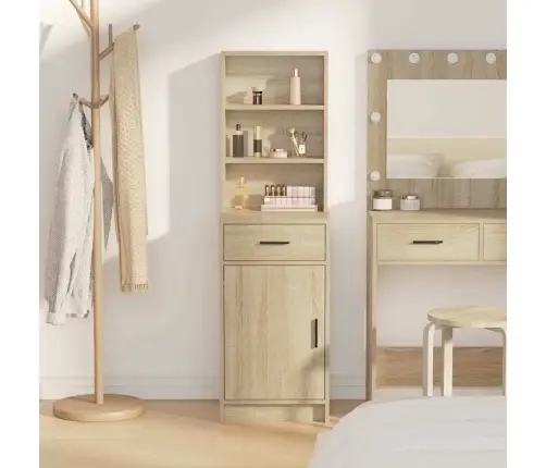 Augstais Skapītis Ar Atvilktni Sonomas Ozola 40 X 40.5 X 135 Cm Vidaxl